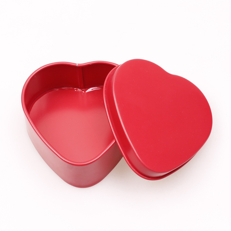 Heart Shaped Tin Box Gift Packaging Tinplate Box